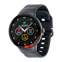Inteligentny Smartwatch Czarny Tryby sportowe aplikacje WE3 Watchmark