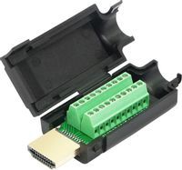 Adapter Blokowy Wtyk Hdmi Moduł Sygnałowy Z Obudową
