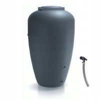 Zbiornik AQUACAN 440 l + kran ITAP1, wąż | Antracyt, Pojemność: 440 l, Wymiary 76x82x126 cm, Kolor Antracyt, Waterform, Prosperplast