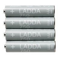 Baterie AAA 750mAH 4szt HR03 akumulatorki paluszki