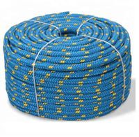 Lina polipropylenowa 50 m pleciona 6 mm niebieska