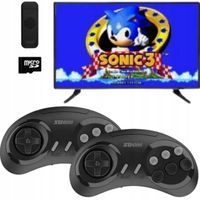 BEZPRZEWODOWA KONSOLA RETRO HDMI 2 PADY 900+ GIER