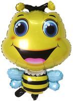 BALON FOLIOWY PSZCZOŁA URODZINY HEL DUŻY 75CM D