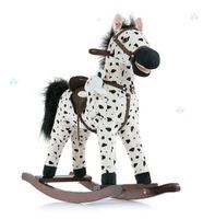 KOŃ NA BIEGUNACH MUSTANG 2015 BLACK DOT