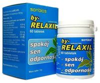 BY-RELAXIL  60 tabletek  Spokojne nerwy Zdrowy sen Relaks