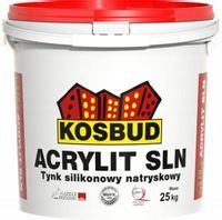KOSBUD TYNK SILIKONOWY NATRYSKOWY ACRYLIT SLN