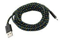 KABEL MICRO USB A-microUSB B OPLOT Długi 290cm czarny KK21E