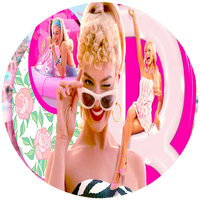 Opłatek na tort Barbie Movie