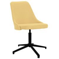Lumarko Obrotowe krzesło stołowe, żółte, obite tkaniną!