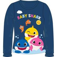 Dziewczęca bluzka w kolorowe rekinki Baby Shark Grantowa 104