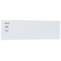 Ścienna tablica magnetyczna, biała, 100x30 cm, szkło hartowane