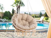 Poduszka na huśtawkę ogrodową, bujak, fotel BOCIANIE GNIAZDO 92 cm