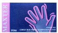 Rękawice nitrylowe Maxter niebieskie r. S 100 szt