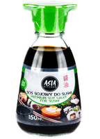 Sos sojowy do sushi Premium Less Salt, dyspenser 150ml - Asia Kitchen
