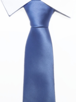 Krawat klasyczny szaroniebieski