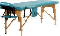 Stół, łóżko do masażu 2-segmentowe drewniane