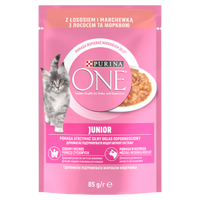 Purina One Junior Karma dla kociąt z łososiem i marchewką 85g