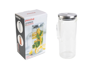 Szklana karafka z uchwytem 1,3L
