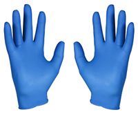 Rękawice nitrylowe Niebieskie rękawiczki Para r. L