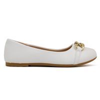 Balerinki dziewczęce buty komunijne białe 2 Beaufort 36 Biały