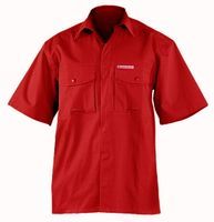LH-SHIFER Koszula robocza czerwona krótki rękaw M