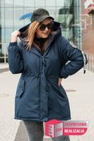 Kz-4 Kurtka zimowa typu parka w kolorze granatowym Rozmiar - XXXXL