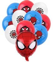 ZESTAW BALONÓW SPIDERMAN URODZINY PARTY HEL 11 SZT