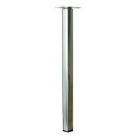 Noga do stołu INOX 40x2,5x2,5cm metalowa chrom połysk fra