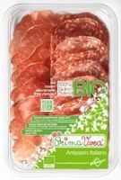 Karczek dojrzewający coppa di parma i salami milano plastry mix bezglutenowy bio 70 g - primavera