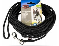 Smycz linka szkoleniowa lina dla psa 10 m czarna