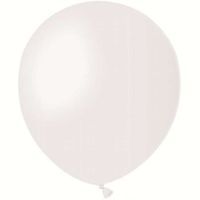 Balony 5" Pastel GEMAR White 100 szt