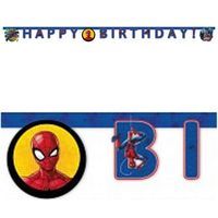 Girlanda "Happy Birthday - Spiderman Team Up", Procos, 200 cm