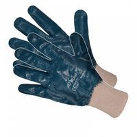 Rękawice robocze ochronne w pełni powlekane nitrylem ochrona dłoni Art.Mas RNITSPE Kat.1 10-XL