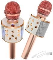 Mikrofon karaoke z głośnikiem Kolor - Różowy