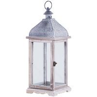 Lampion Metalowy 47 Cm Biały Samar Lumarko!