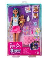 Lalka Barbie Opiekunka Zestaw Usypianie Maluszka