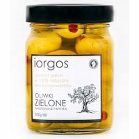 IORGOS - Oliwki Zielone nadziewane Papryką 350g