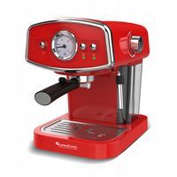 Ekspres ciśnieniowy TurboTronic 19 bar 950W 1.2L kawa latte Czerwony