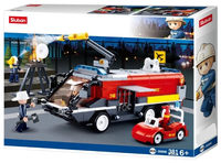 KLOCKI SLUBAN FIRE Lotniskowa straż pożarna 381 kompatybilne z LEGO