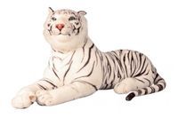 Tygrys Brąz Biały Leżący Pluszak Pantera 90+50Cm