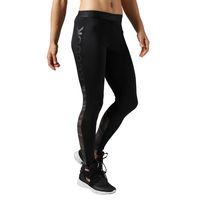 Spodnie Reebok Workout Show Mesh Logo damskie legginsy getry sportowe termoaktywne XS
