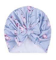 Turban z kokardą blue organic 52