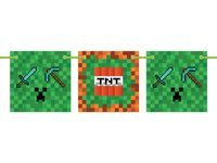 Baner urodzinowy flagi Piksele Minecraft 300cm