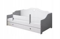 Łóżko / Sofa ZUZIA 180x80 z szufladą i barierką