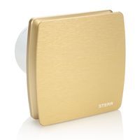 Wentylator łazienkowy STERR LFS100-QZH kolor złoty z czujnikiem wilgotności i wyłącznikiem czasowym