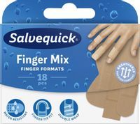SALVEQUICK Finger Mix plastry opatrunkowe na palce 18szt.