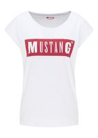 Mustang damska koszulka T-Shirt Alina C Logo Tee 1010370 2045 M