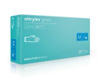 Rękawice nitrylowe nitrylex green M 100 szt