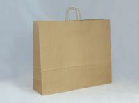 Torba papierowa beżowa 54 x 15 x 46 cm, 25 szt