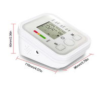 Ciśnieniomierz ciśnieniomierz na ramię przenośny automatyczny ciśnieniomierz medyczny cyfrowy wyświetlacz LCD Pulse Heart Rate